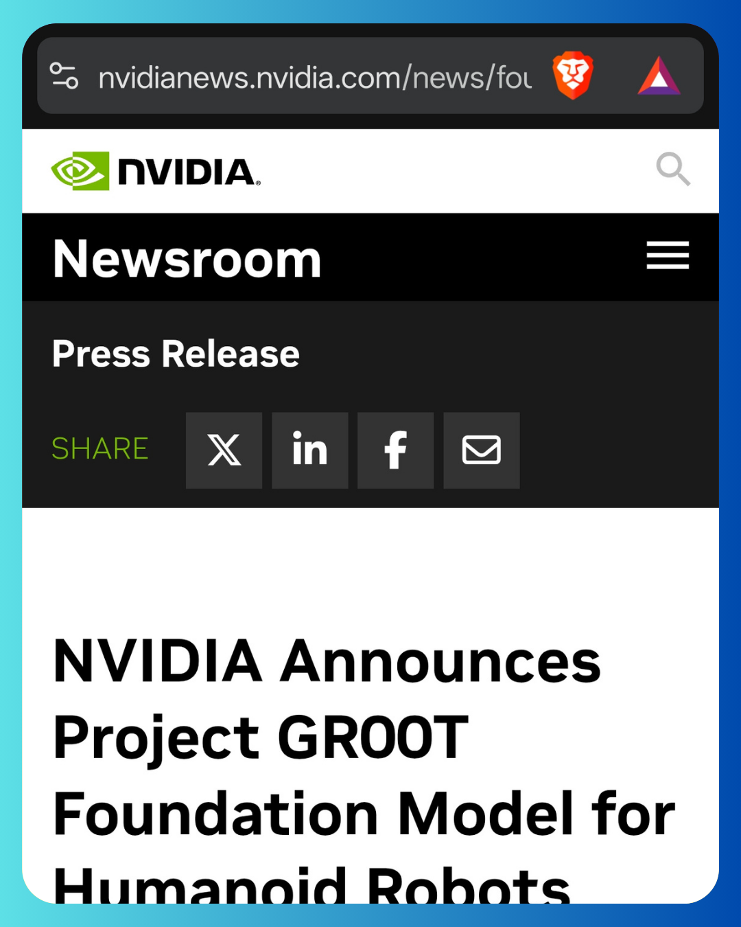 Gr00t by Nvidia Prompt Generator